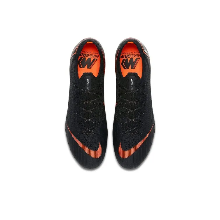 Nike Mercurial Vapor 12 Elite Sg Pro Ac 'Black Orange'-3