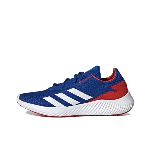 Adidas PREDATOR Series Soccer Shoes Unisex Low-Top Blue/White/Red