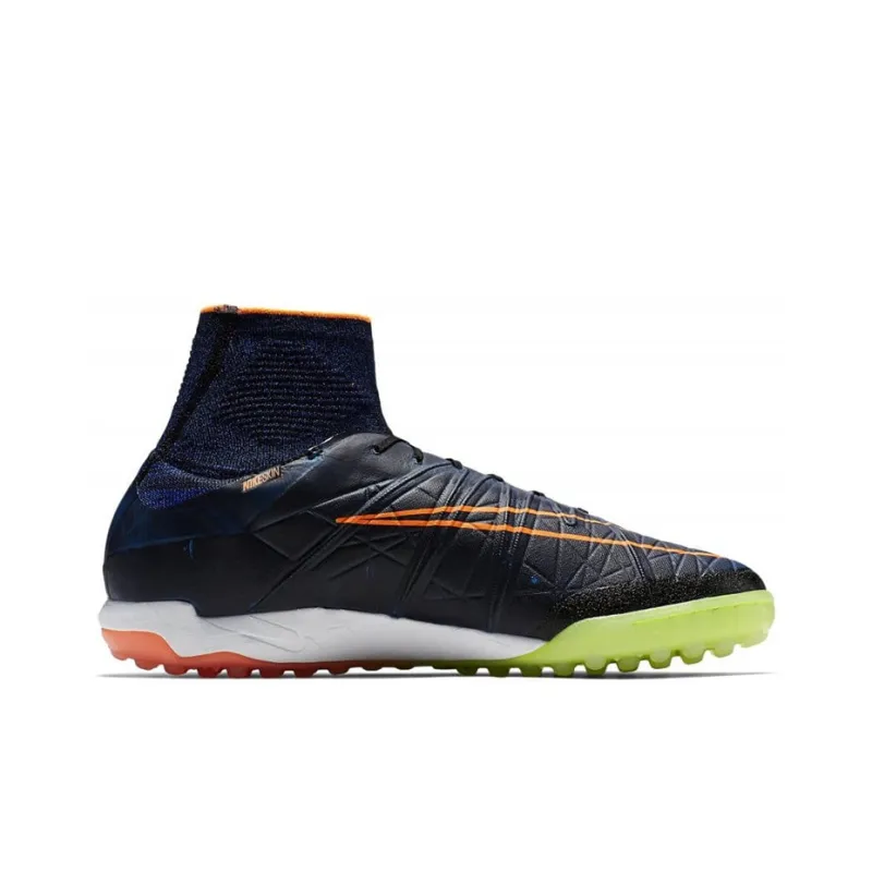 Nike Jr Hypervenomx Proximo Tf Black Black Total Orange Racer Blue Women's-1