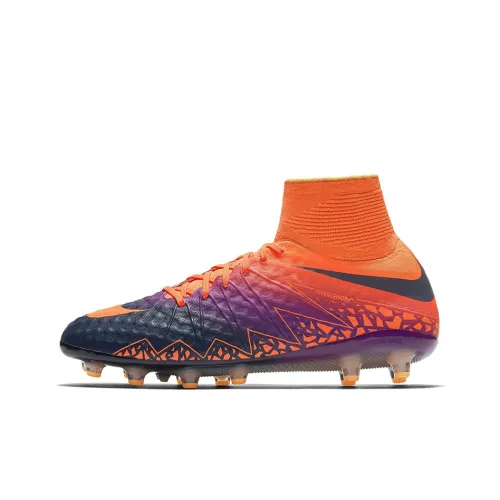 Nike Hypervenom Phantom 2 AG Pro Soccer Shoes Men Low-Top Orange/Purple