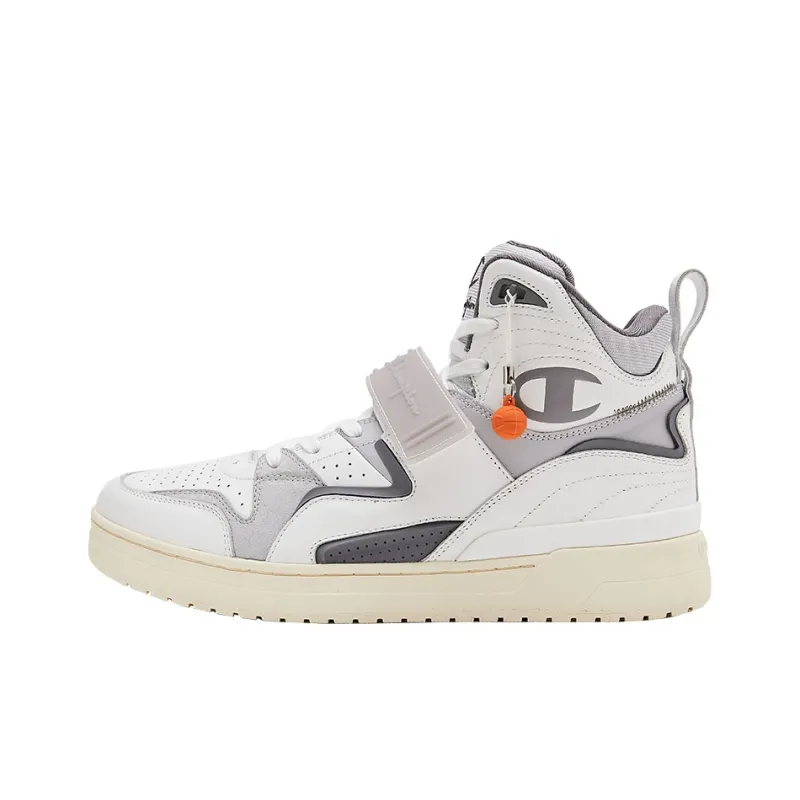 Champion Vintage Basketball Shoes Men High-Top Gray-0