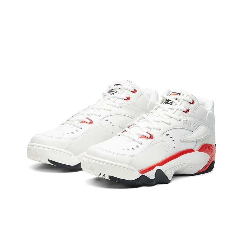 FILA Jamball Mid Retro White/Red-2