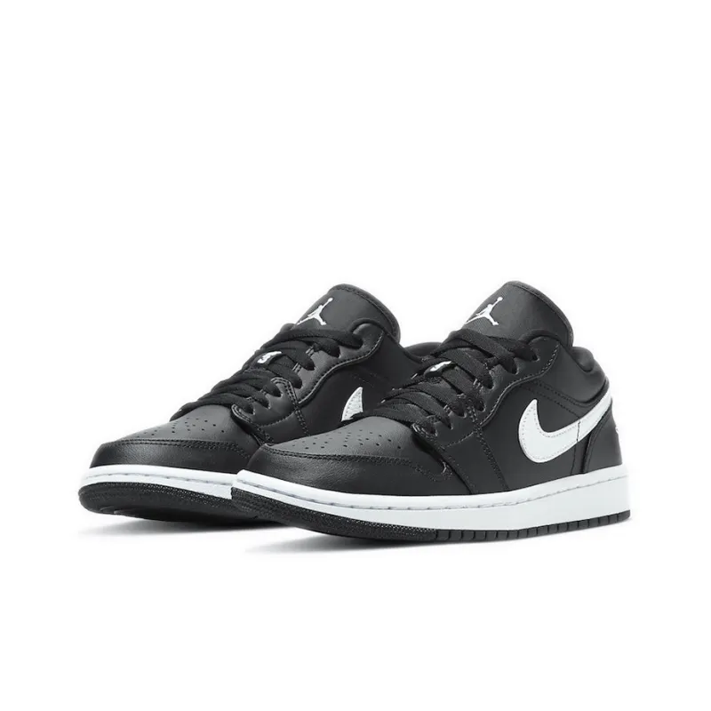 Jordan 1 Low Black White Women's-2