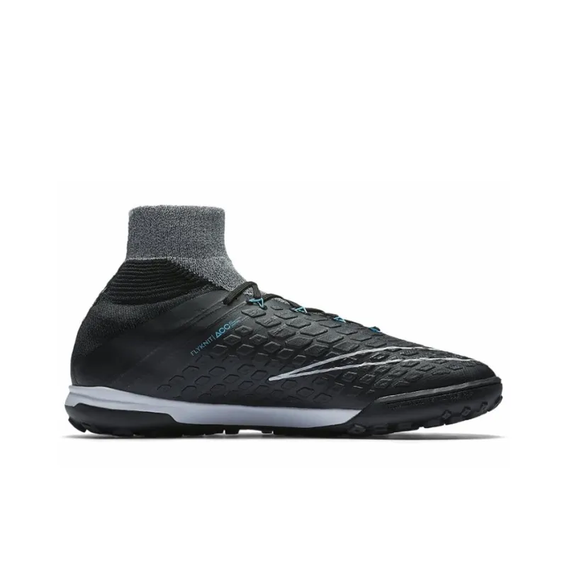 Nike TF Rubber Broken Studs Cushioning Anti-Slip And Wear-Resistant Grass Soccer Shoes Men's Gray-1