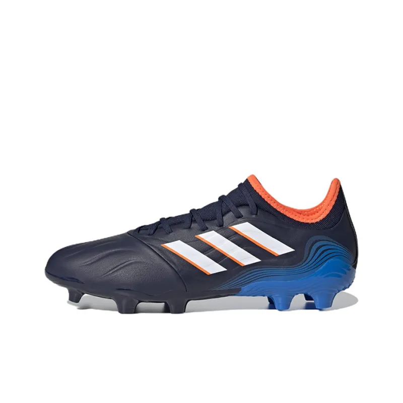 Adidas Copa Sense.3 Campo Anti-Slip And Wear-Resistant Lightweight Soccer Shoes Unisex Blue White-0