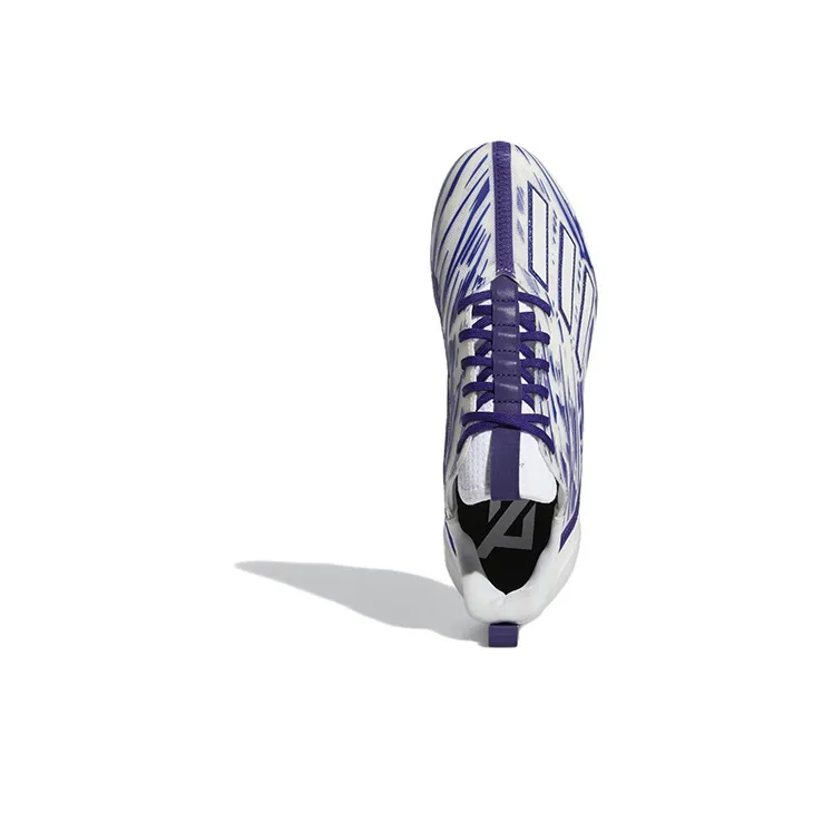 adidas Adizero Cleats 'White Team College Purple'-4