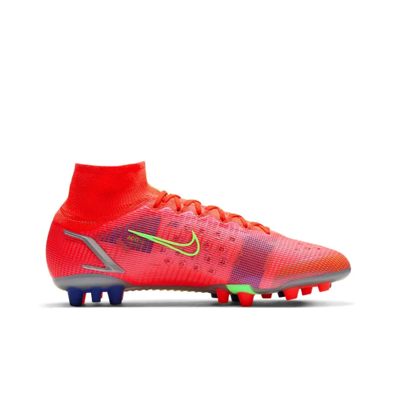 Nike Mercurial Superfly 8 Elite Ag Artificial Grass 'Red Neon Green'-1