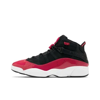 JORDAN 6 Rings Black Gym Red White