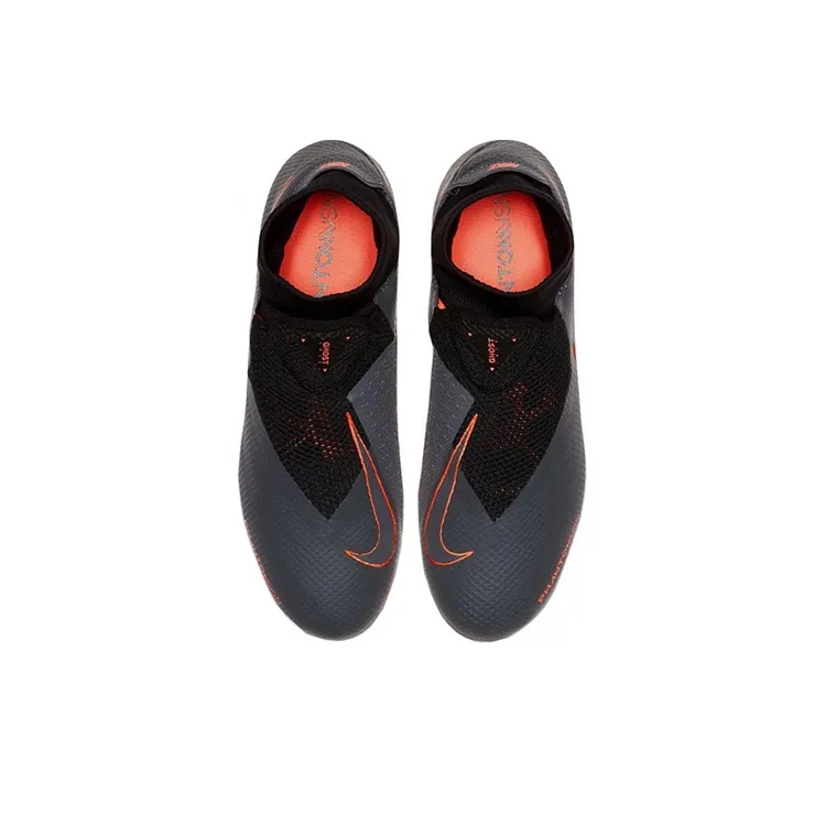 Nike Phantom Vision Pro Df Fg 'Dark Grey Bright Mango'-3