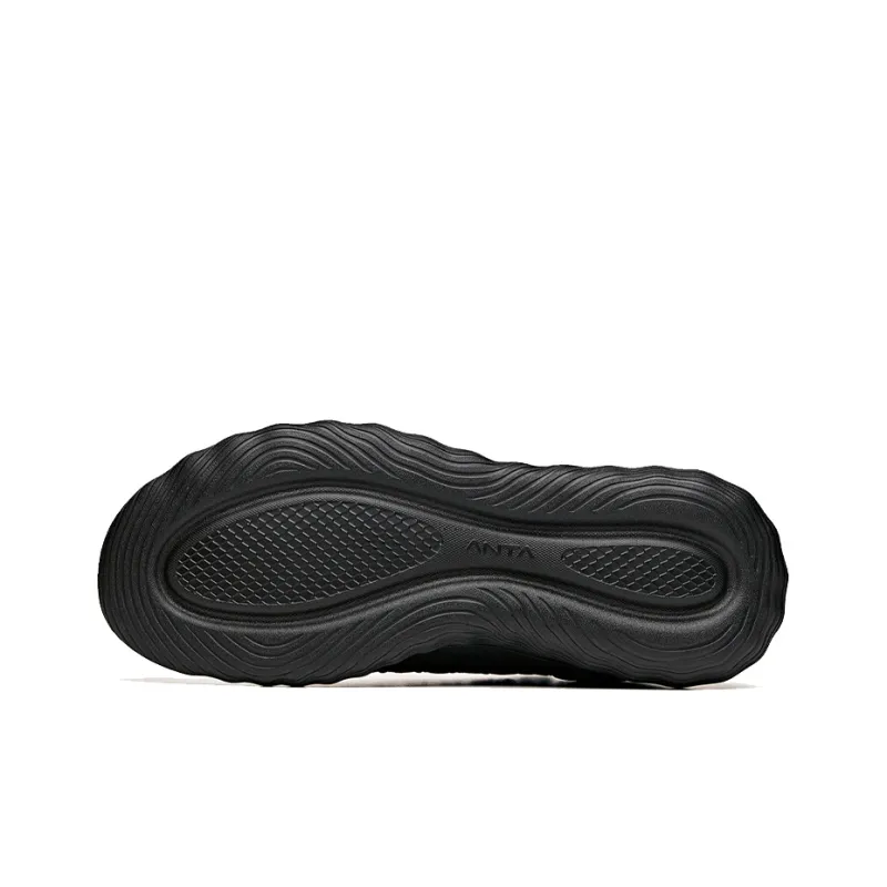 Anta Variety Training Collection Cushioning Anti Slip And Wear Resistant Low Top Training Shoes Men's Standard Black-3