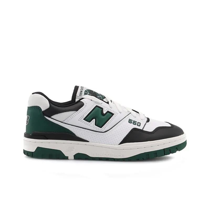 New Balance 550 White Green Black-1