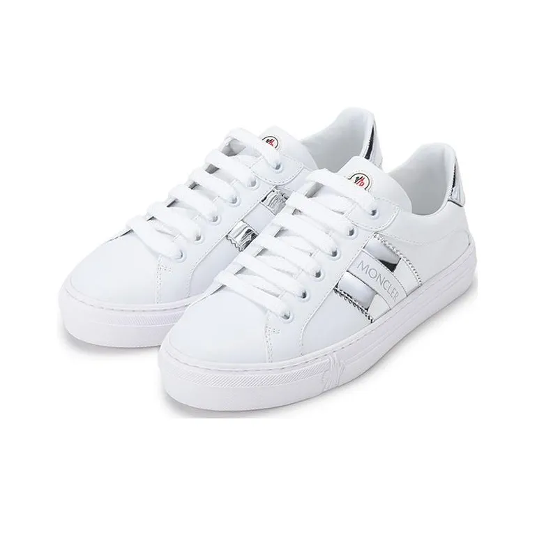 Moncler Stylish Skateboarding Shoes Women's White-2
