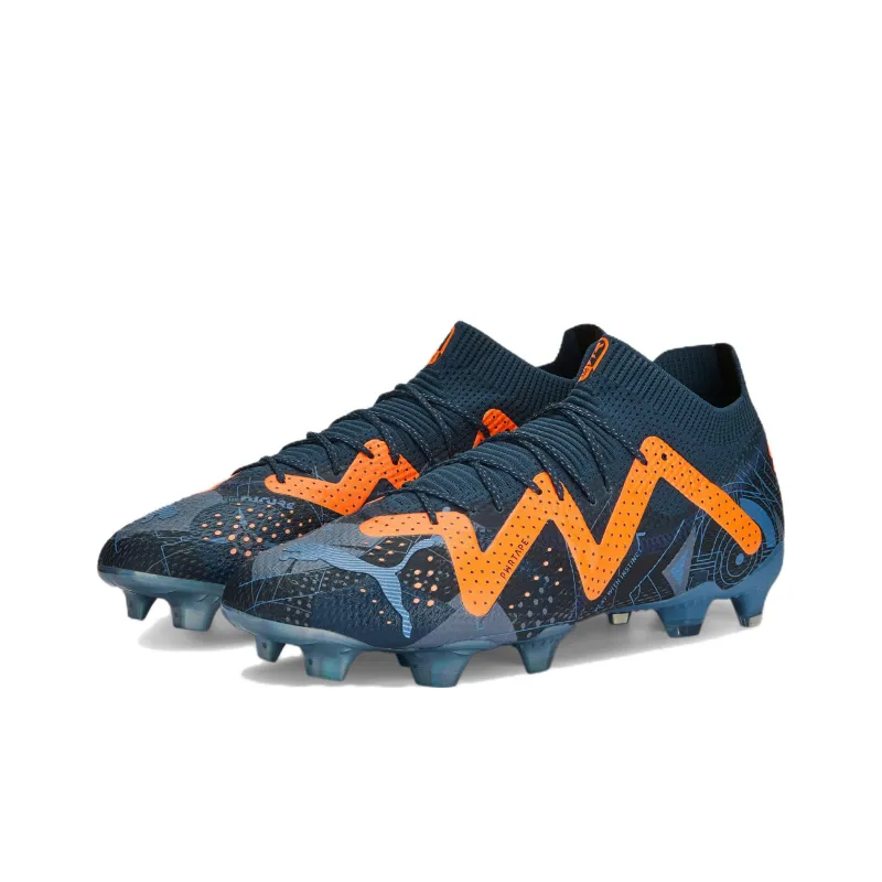 PUMA Future Ultimate Dna Fg Ag 'Dark Night Ultra Orange'-2