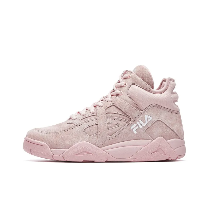 FILA Cage Retro Basketball Shoes Pink Women's-0