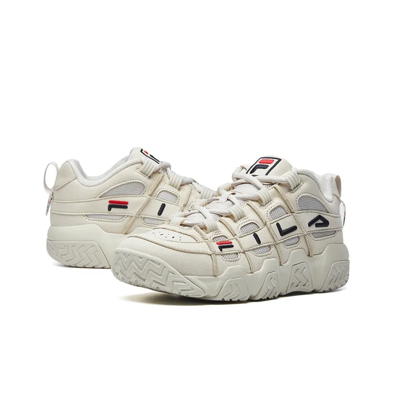 FILA Barricade Low Baeketball Shoes White-3