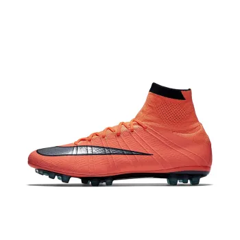 Nike AG Rubber Short Studs Cushioning Anti-Slip And Wear-Resistant Soccer Shoes Men's Orange
