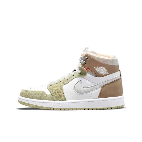 Jordan 1 High Zoom Air CMFT Olive Aura Women's