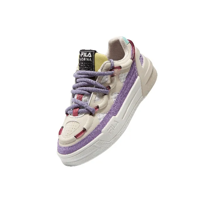FILA Salto Low Top White/Purple Women's-2