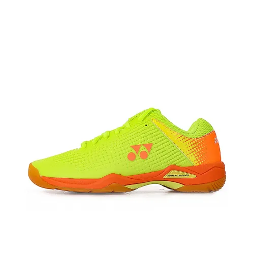 YONEX Anti Slip Wear Resistant Low Top Badminton Shoes Unisex Acid Yellow