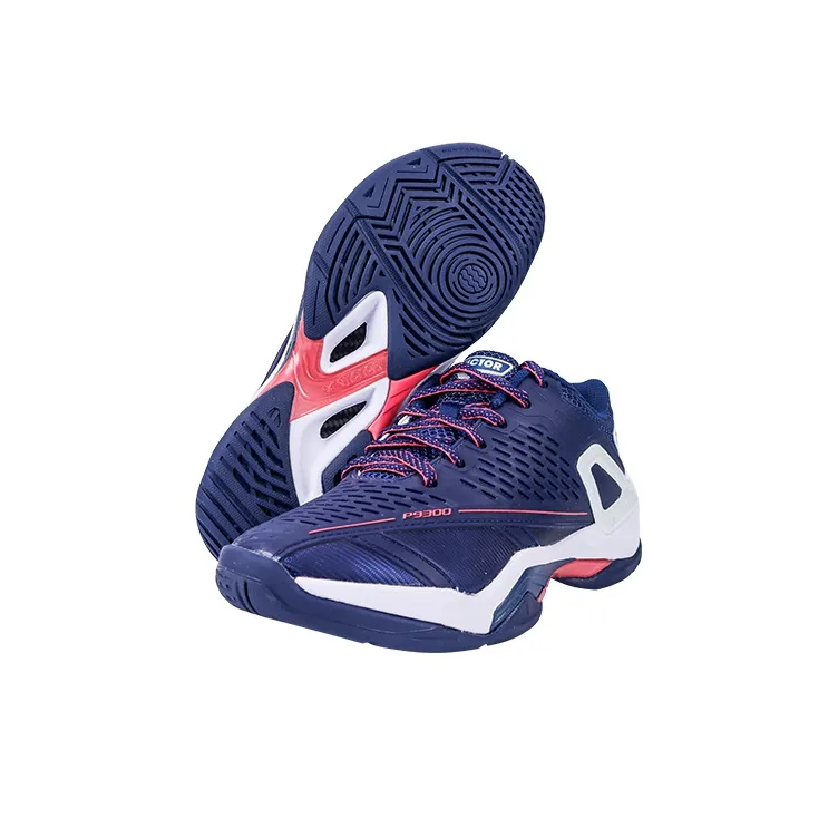 VICTOR 9300 Cushioning Anti-Slip And Wear-Resistant Coverage Support Low-Top Badminton Shoes Unisex Navy Blue-2