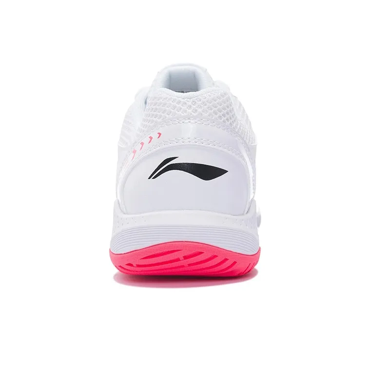 LiNing Thunder Series Training Anti Slip And Wear Resistant Coverage Support Low Top Badminton Shoes Unisex White-5