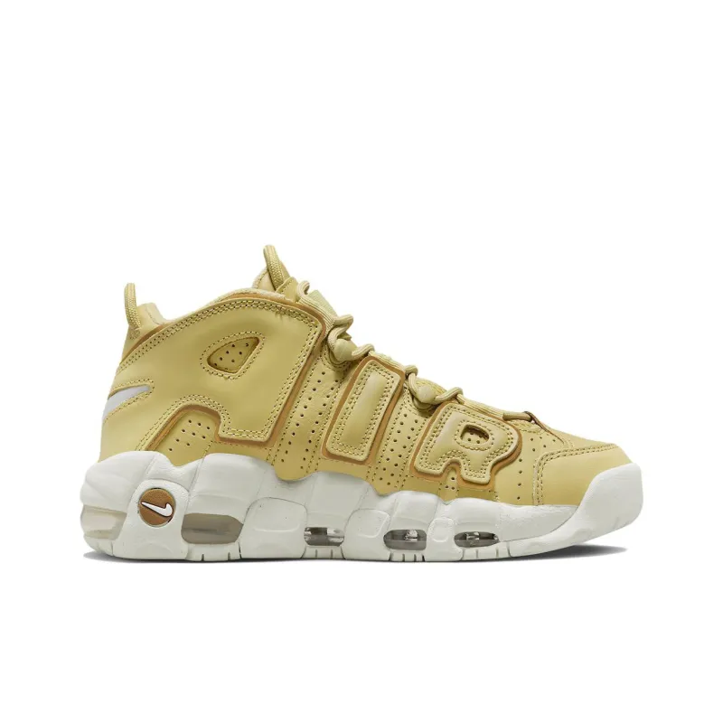 Nike Air More Uptempo Buff Gold Women's-1