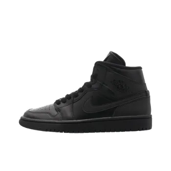JORDAN 1 Mid 'Triple Black' Women's