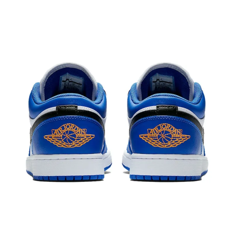 Jordan 1 Low Hyper Royal Orange Peel-4