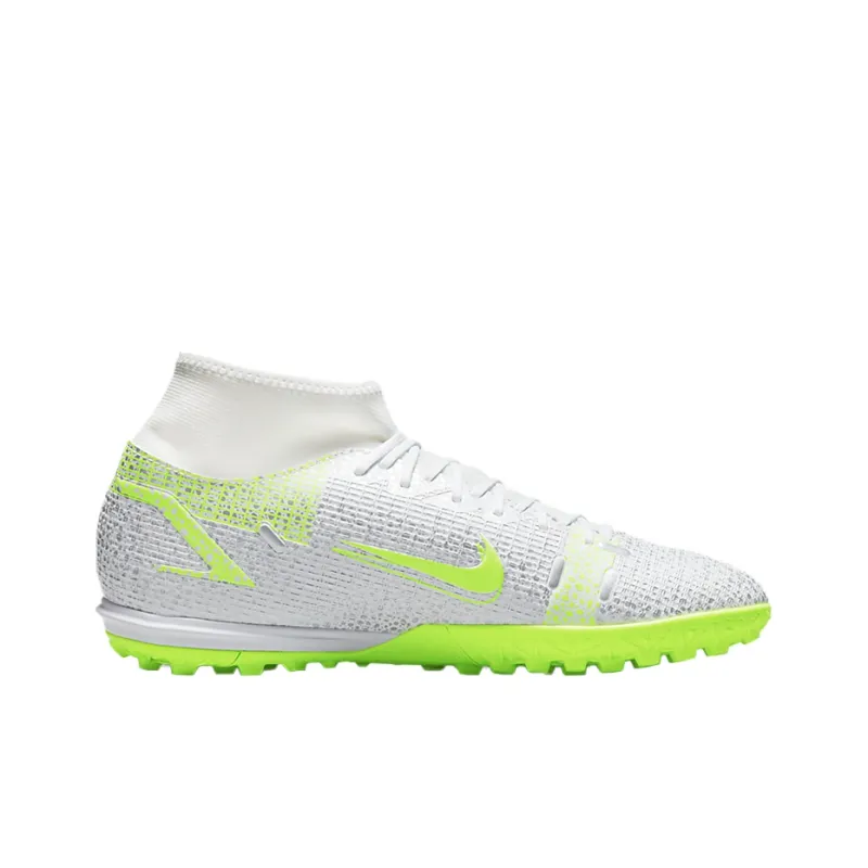 Nike Mercurial Superfly 8 Academy Tf Metallic Silver Volt-1