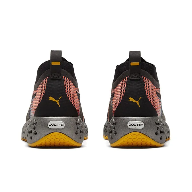 PUMA Calibrate Runner Mono Black/Orange/Grey Low Sneakers Women's-4