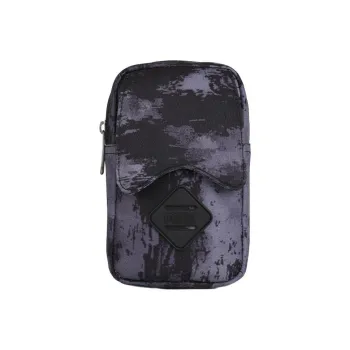 PEAK Fabric Shoulder Bag, Crossbody Bag Regular Unisex Black