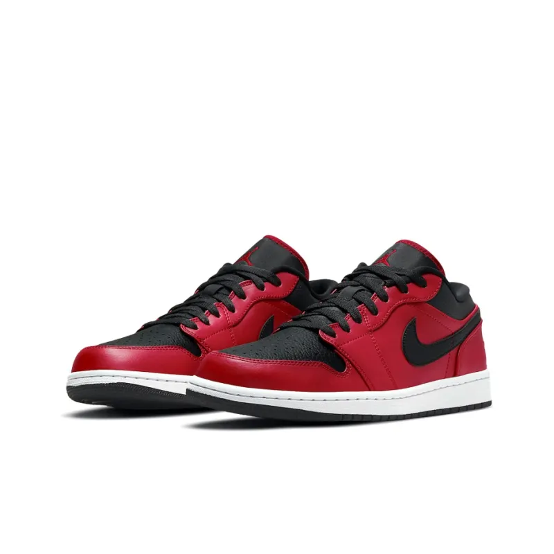 JORDAN 1 Low Reverse Bred Pebbled Swoosh-2