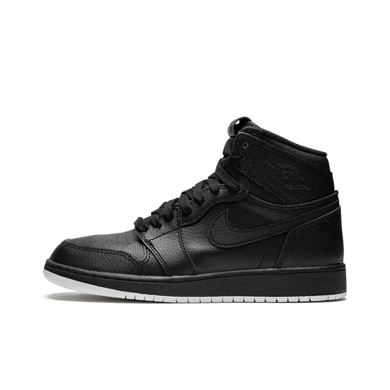 Jordan 1 Retro High OG GS Black Perforated-0