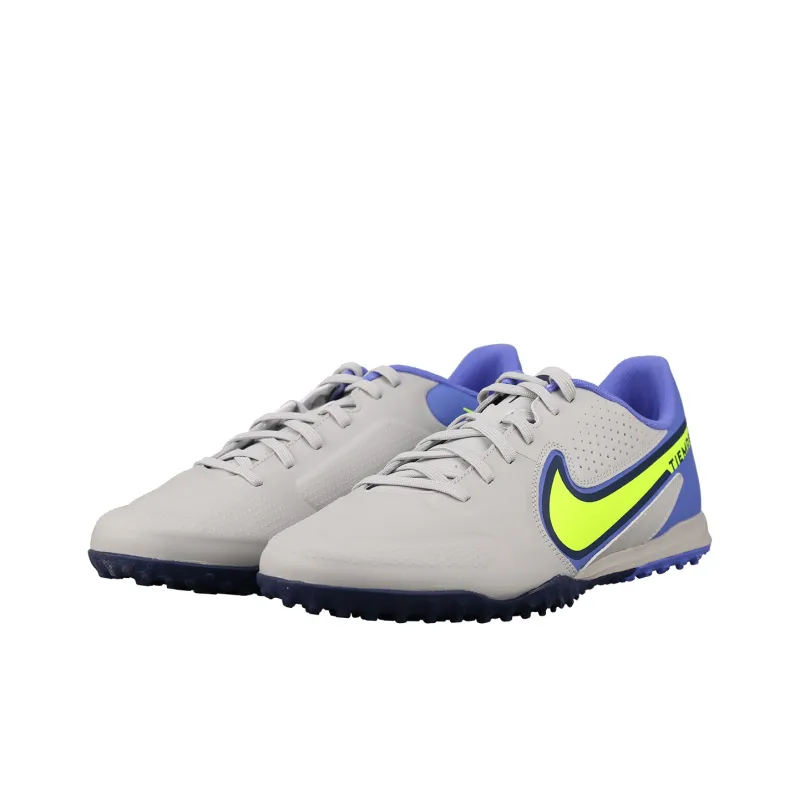 Nike Legend 9 Academy Tf Turf Low Top Soccer Shoes Grey Gray-2