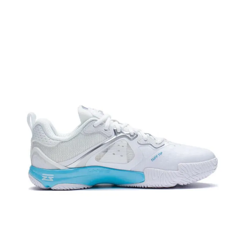 LiNing Chameleon 6.0 Cushioning Anti Slip And Wear Resistant Breathable Rebound Low Top Badminton Shoes Unisex White-1