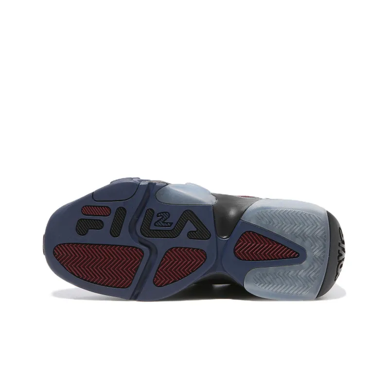 Y/project X FILA Stackhouse 2 Vintage Basketball Shoes Unisex High Top Black/Blue/Red-4
