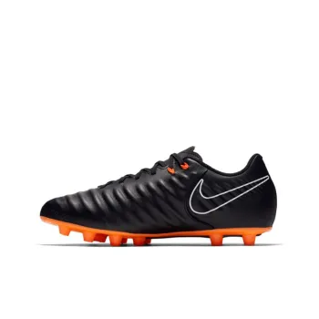 Nike Tiempo Legend 7 AG Rubber Short Studs Cushioning Anti-Slip And Wear-Resistant Soccer Shoes Men's Black