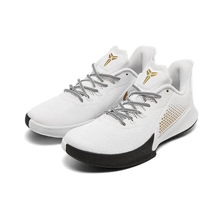 Nike Mamba Fury White Metallic Gold-1
