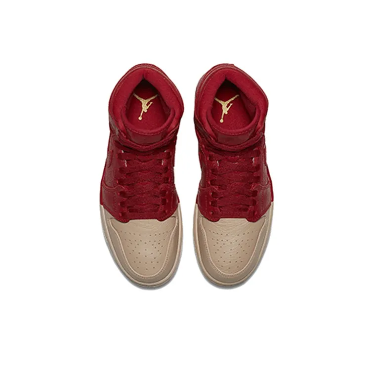 Jordan 1 Retro High Dip-Toe Red Women's-1