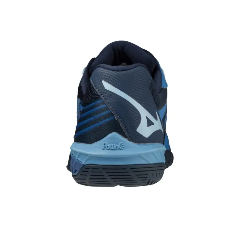 Mizuno Wave Claw 2 Cushioning Wear Resistant Low Top Badminton Shoes Unisex Blue Black-2