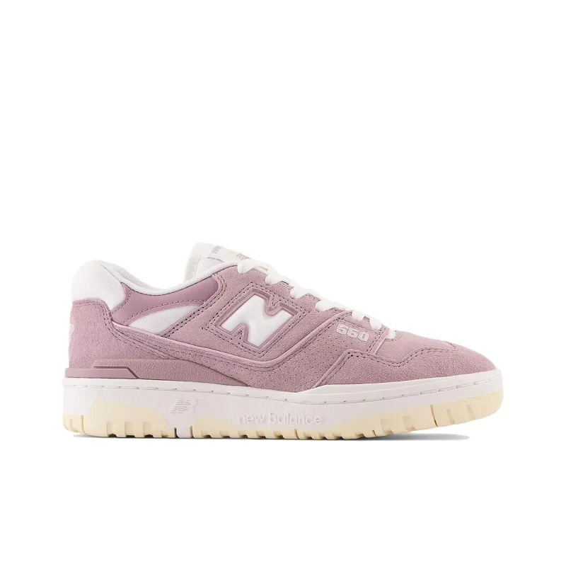 New Balance 550 Lilac Chalk Suede Women's-1