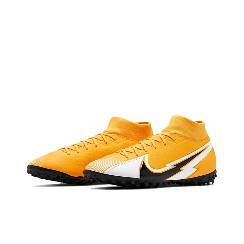 Nike Mercurial Superfly 7 Academy Tf Turf 'Black Yellow'-2