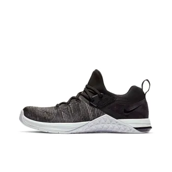 Nike Metcon Flyknit 3 Black Matte Silver Women's