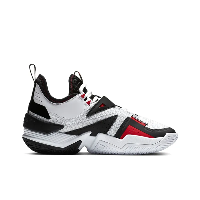 Jordan Westbrook One Take White Black University Red GS-1