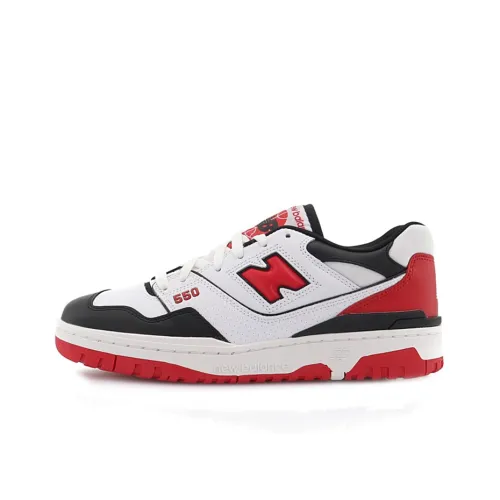 New Balance 550 "White/Red/Black" Sneakers