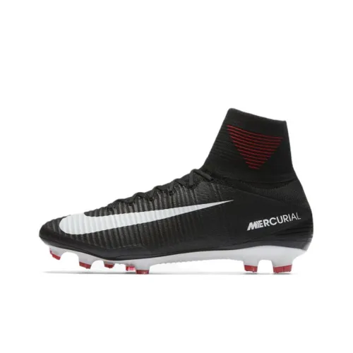 Nike Mercurial Superfly 5 Soccer Shoes Men High-Top Black/Red