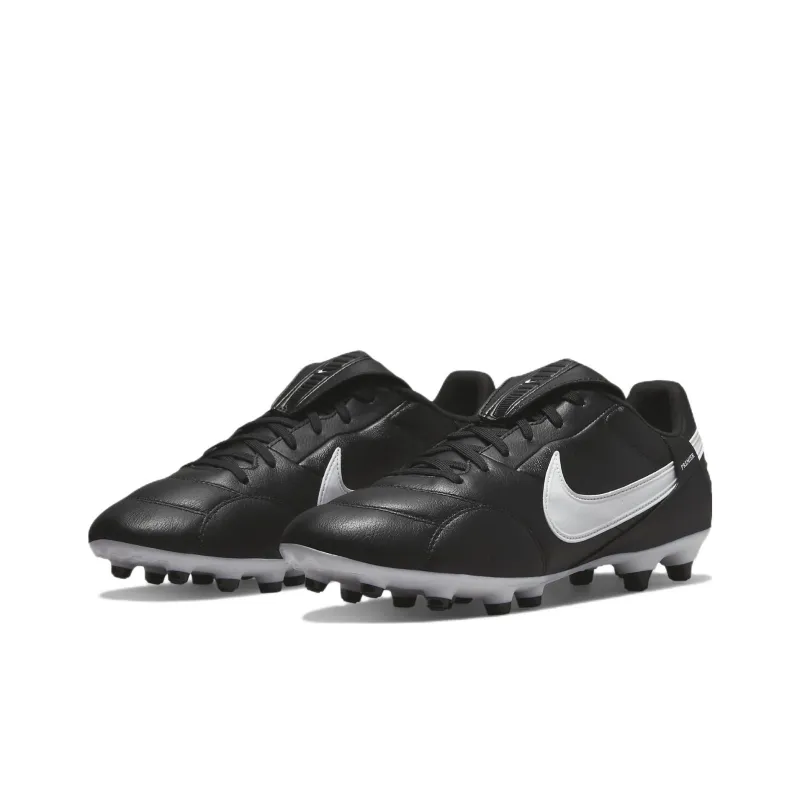 Nike Premier 3 Fg Black White-2