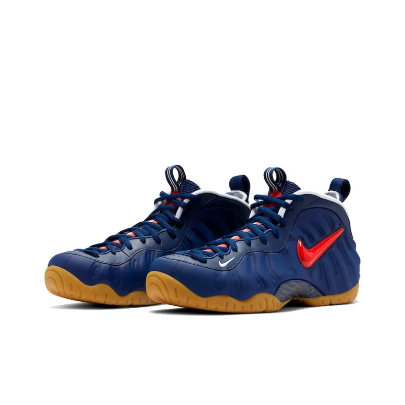 Nike Air Foamposite Pro Blue Void University Red-2