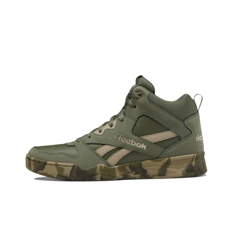 Reebok Royal BB4500 Hi Anti-Slip Wear-Resistant Mid-Top Vintage Basketball Shoes Men's Army Green-0