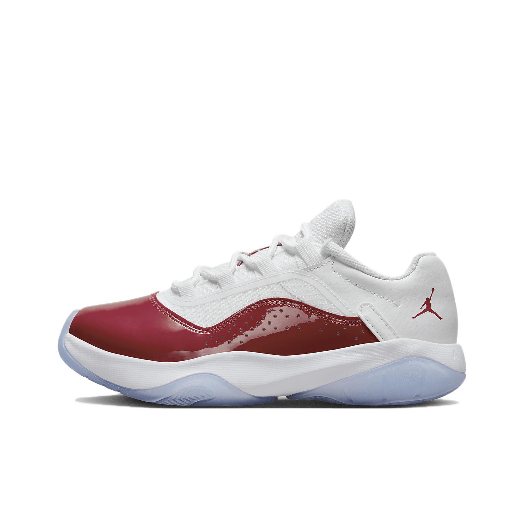 jordan 11s white red POIZON